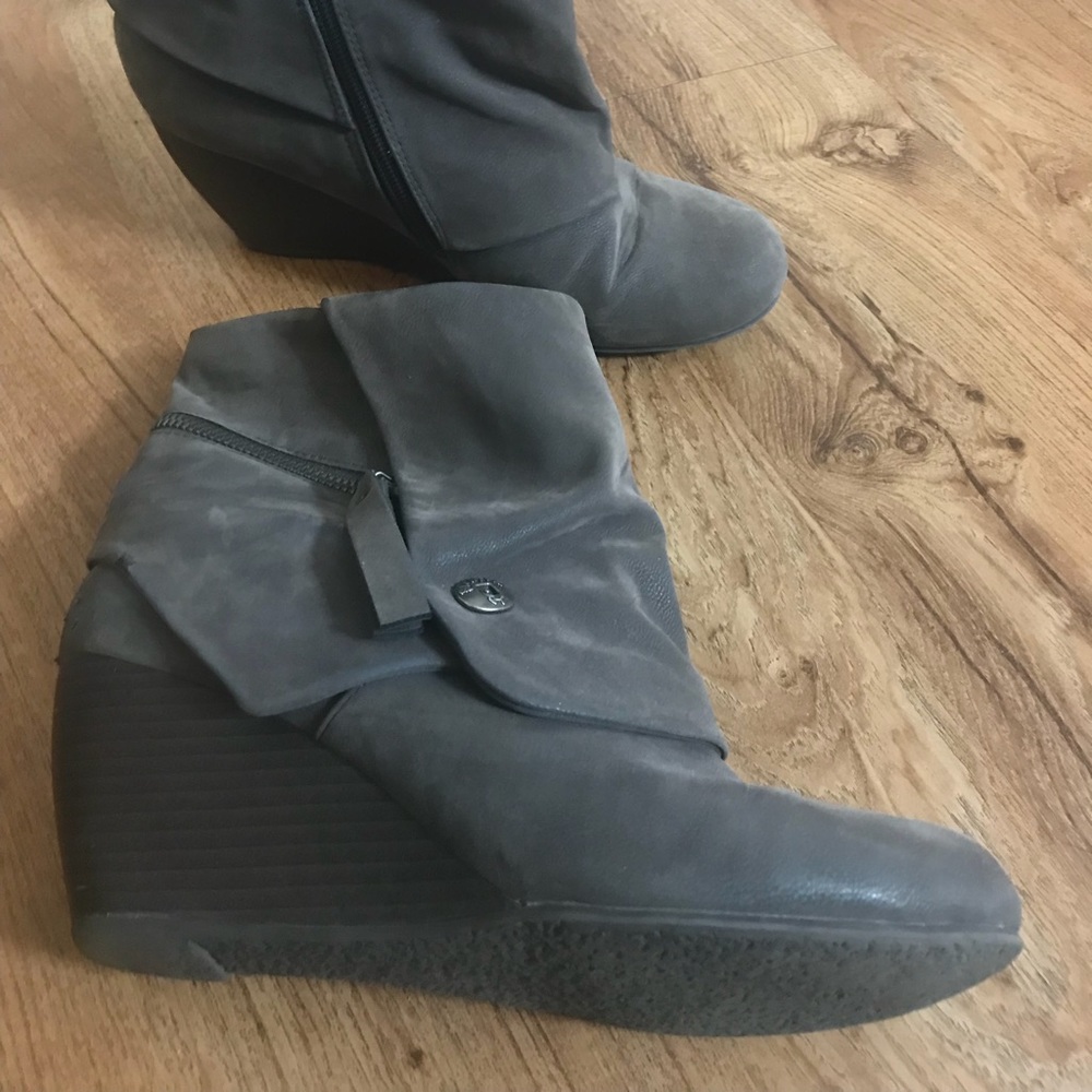 Grey Boots